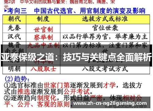 亚泰保级之道：技巧与关键点全面解析